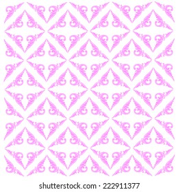 Line Thai art pattern vector illustration