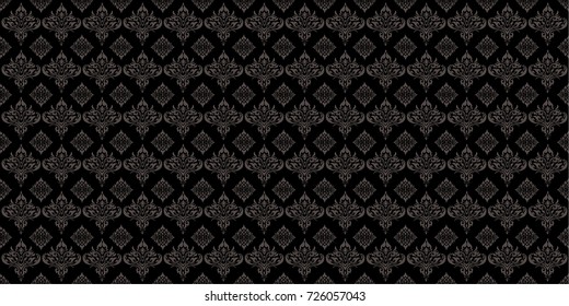 Line Thai, The Arts of Thailand, Thai pattern background. Vector illustration
