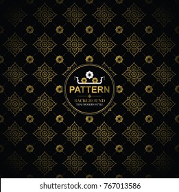 Line Thai, The Arts of Thailand, Thai pattern background.