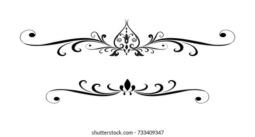 Line Thai Black and white, The Arts of Thailand, Thai pattern background. Vector illustration