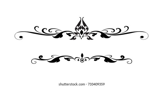 Line Thai Black and white, The Arts of Thailand, Thai pattern background. Vector illustration