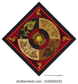Line Thai Frame art decor