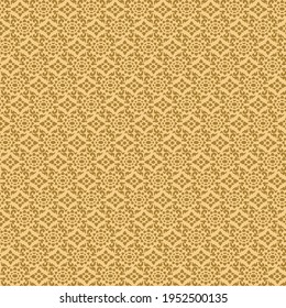 line Thai pattern gold background. vector