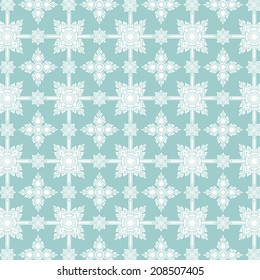 Line thai  pattern vector illustration vintage style  