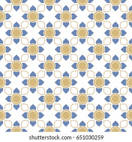 line thai traditional seamless pattern background