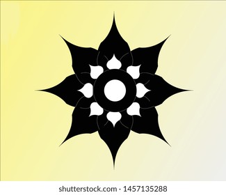 Line thai traditional Thai style vector illustration