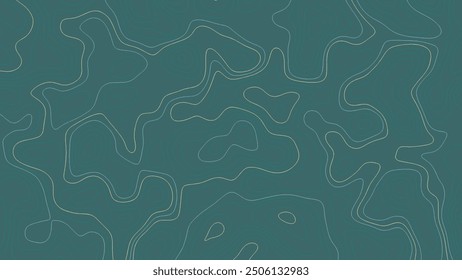 Fondo de elevación de contorno de mapa topográfico de línea