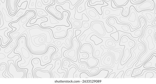 Line of topography background. White topographic map concept with space for your copy. Cartography concept background. Map mockup infographics. World map Template. Stock vector illustration