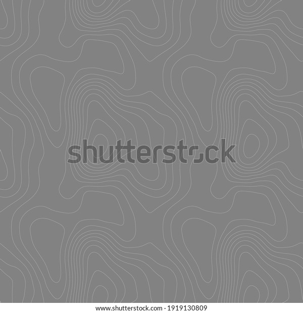 Line\
topography map seamless pattern. Seamless vector topographic map\
background. Contour background geographic grid. Mountain hiking\
trail over terrain. Seamless wavy\
pattern.