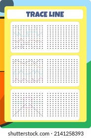 Line tracing for Kindergarten and Preschool