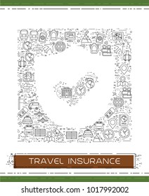 Line travel icons are grouped in Security