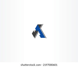 icono de diseño de logotipo de concepto de línea y triángulo