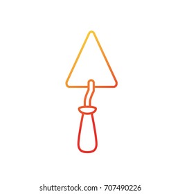 line triangular spatula equipment service industry repair
