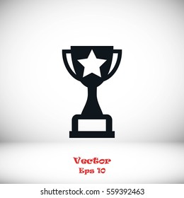 line trophy Icon, Vector EPS 10 illustration style