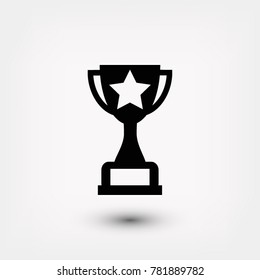 line trophy Icon, Vector EPS 10 illustration style