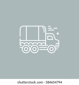 Line truck logo