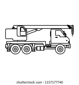 Illustration Roll Off Truck Dumpster Truck Stock Vector (Royalty Free ...