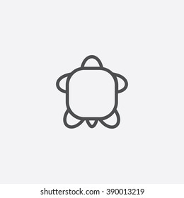 Line Turtle Icon