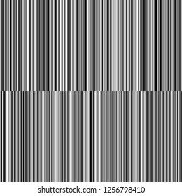Line Variable Thickness Black and White Vertical Lines Background, Random Chaotic Lines Abstract Geometric Pattern, Texture, Modern, Contemporary Art Illustration with Black White Stripes