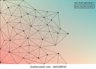 line vector. Abstract background of lines for your ideas, posters, postcards, business cards, websites, on medical and technological subjects.