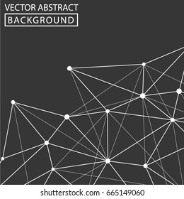 line vector. Abstract background of lines for your ideas, posters, postcards, business cards, websites, on medical and technological subjects.