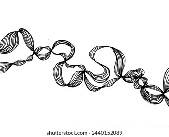 Line vector art design illustration graphic sketch abstract background