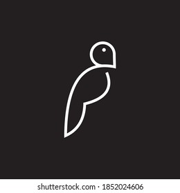 line vector bird logo design inspiration