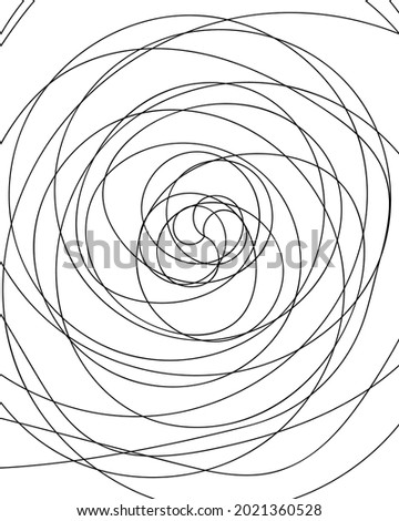 Line vector blak abstract illustration