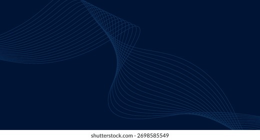 Line vector Blue background metal pattern line style. Modern blue technology abstract modern