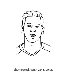 line vector design for people cartoon