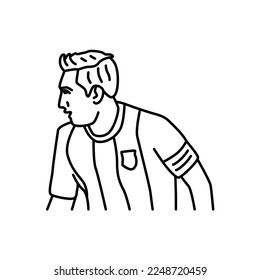line vector design for people cartoon