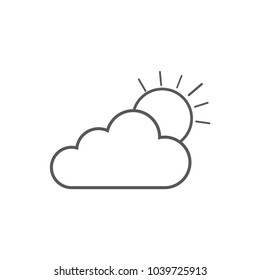 line, vector flat icon