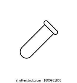 Line vector icon lab glassware. Outline vector icon