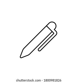 Line vector icon pencil. Outline vector icon