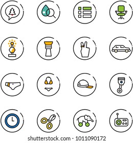 line vector icon set - merry christmas message vector, blood test, menu, office chair, award, victory, limousine, swimsuit, cap, piston, clock, scissors, elephant wheel, radio