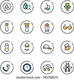 line vector icon set - merry christmas message vector, blood test, stomach, office chair, tie, award, sunglasses, swimsuit, cap, beer, phone, clock, elephant wheel, robot