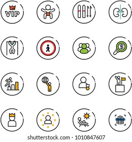 line vector icon set - vip vector, baby, ski, kidneys, pull ups, no pedestrian road sign, group, search money, career, world, winner, win, king, star man, beach, fingerprint scanner