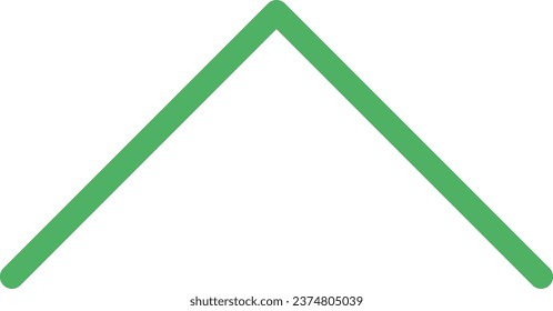 line vector icon of simple forms of arrow