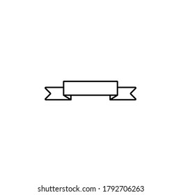 Line vector icon tape. Outline vector icon