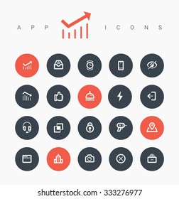 Line vector icons for websites and mobile minimalistic flat design. Collection modern trend concept design style illustration symbol. Isolated minimal single flat icons in black and white colors