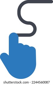ilustración de vector de línea en un fondo transparente. Símbolos de calidad superior. Iconos vectoriales de glifos para diseño de conceptos y gráficos. 
