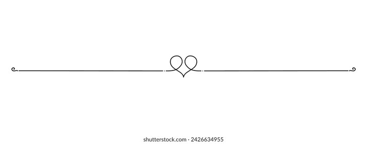 Line vector, underline, illustration line