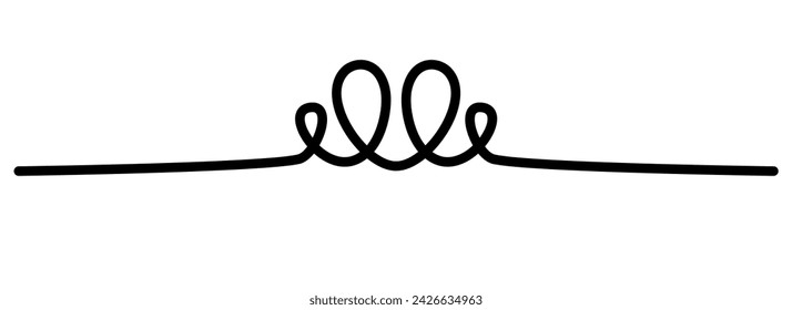 Line vector, underline, illustration line