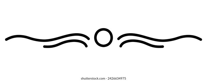 Line vector, underline, illustration line