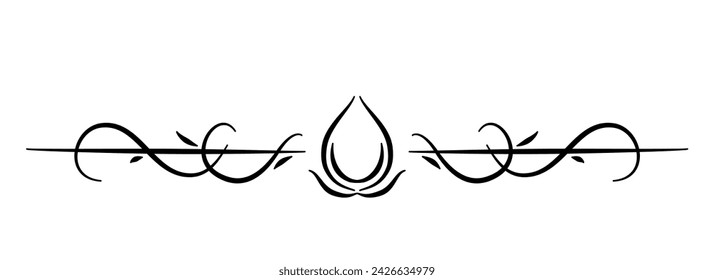 Line vector, underline, illustration line