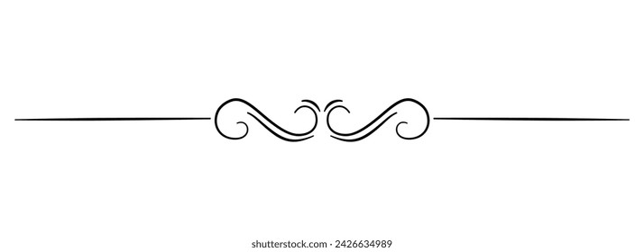 Linienvektor, Unterstreichung, Illustrationslinie