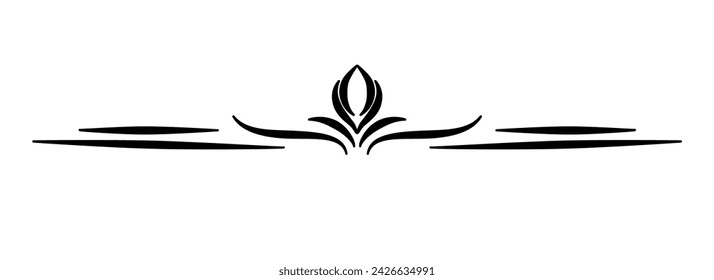 Line vector, underline, illustration line