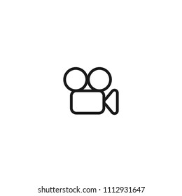 line video-camera icon