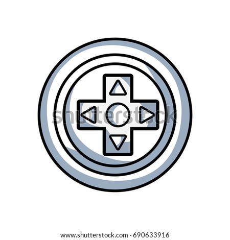 line videogame symbol to play and videogame technology