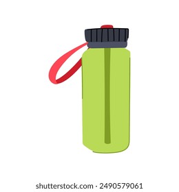 line water bottle cartoon. mineral healthy, eco clean, sign metal line water bottle sign. isolated symbol vector illustration